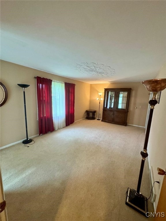 16 Locust Ave, Cortland, NY 13045 - unfurnished living room featuring plenty of natural light and carpet floors