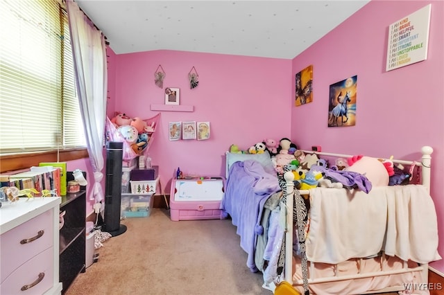 6467 Patchin Rd, Boston, NY 14025 - carpeted bedroom featuring lofted ceiling