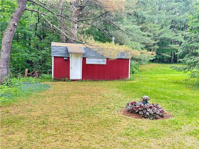 1237 County Highway 11, Davenport, NY 13860 - view of shed featuring a wooded view
