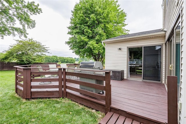 25 Killdeer Ln, Perinton, NY 14450 - wooden deck featuring area for grilling