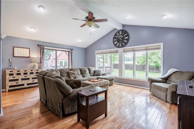 25 Killdeer Ln, Perinton, NY 14450 - living room featuring healthy amount of natural light, a ceiling fan, and light wood finished floors