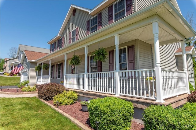 121 Ben Bar Cir, Whitestown, NY 13492 - view of front facade with a porch