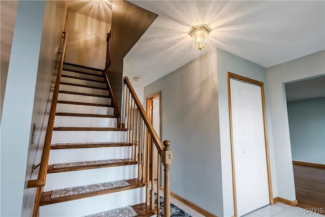 121 Ben Bar Cir, Whitestown, NY 13492 - stairway featuring baseboards