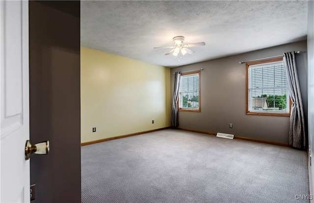 121 Ben Bar Cir, Whitestown, NY 13492 - unfurnished room with a ceiling fan, carpet flooring, and a textured ceiling