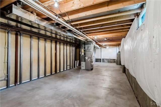 121 Ben Bar Cir, Whitestown, NY 13492 - unfinished basement featuring heating unit
