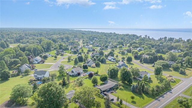 228 Southshore Pl, Webster, NY 14580 - aerial overview of property's location featuring a nearby body of water