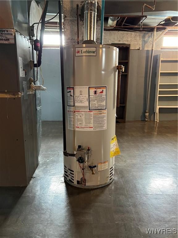 2479 Forest Ave, Niagara Falls, NY 14301 - utilities featuring gas water heater and heating unit