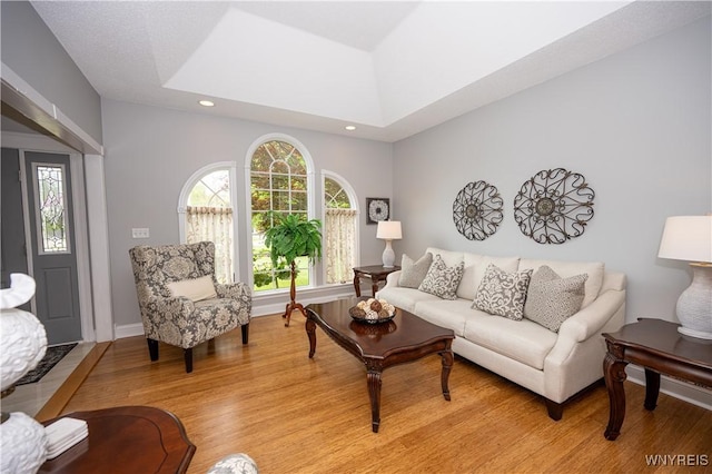 9 Rolling Woods Ln Unit E, West Seneca, NY 14224 - living area with light wood-type flooring and recessed lighting
