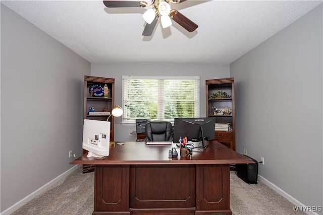 9 Rolling Woods Ln Unit E, West Seneca, NY 14224 - office space featuring a ceiling fan and light carpet