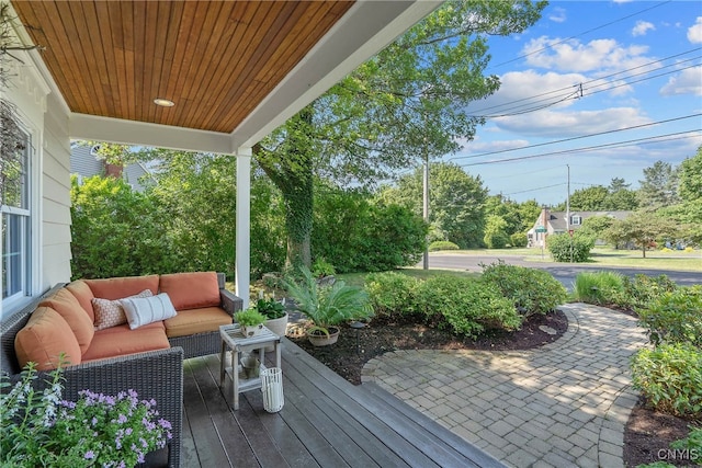 200 Halton Rd, Dewitt, NY 13224 - deck featuring an outdoor hangout area