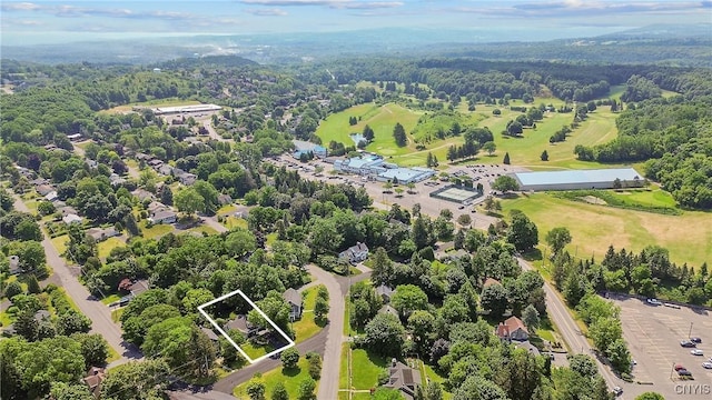 200 Halton Rd, Dewitt, NY 13224 - aerial view of property and surrounding area with property boundaries highlighted and a forest