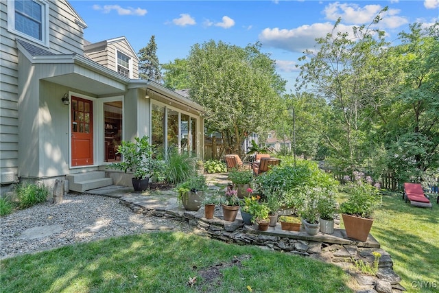 200 Halton Rd, Dewitt, NY 13224 - view of yard with entry steps
