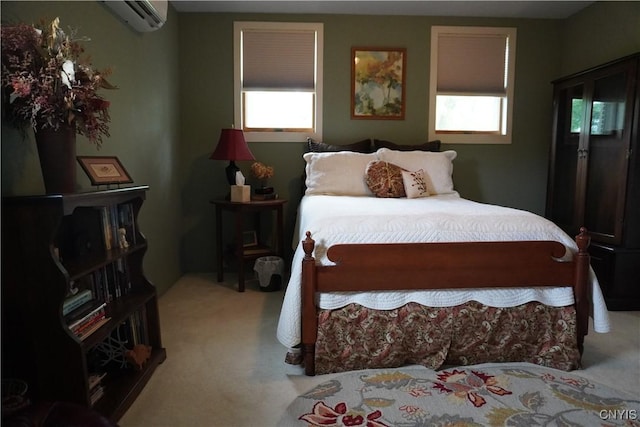 64 Bunner St, Oswego, NY 13126 - bedroom with carpet flooring and an AC wall unit