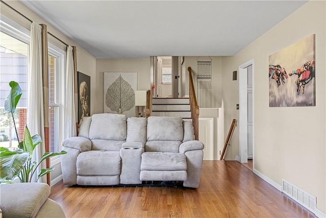 5 Tudor Dr, Owego, NY 13760 - living area with wood finished floors and baseboards