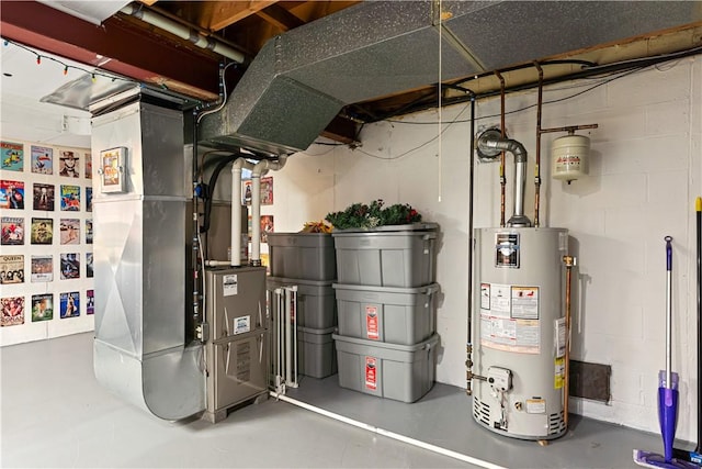 5 Tudor Dr, Owego, NY 13760 - utilities with gas water heater and heating unit
