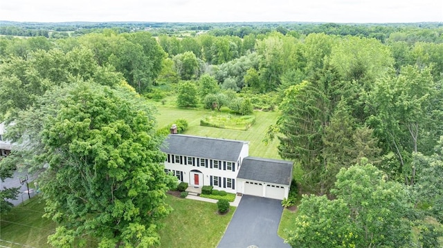 326 Cheese Factory Rd, Mendon, NY 14472 - view from above of property featuring a forest