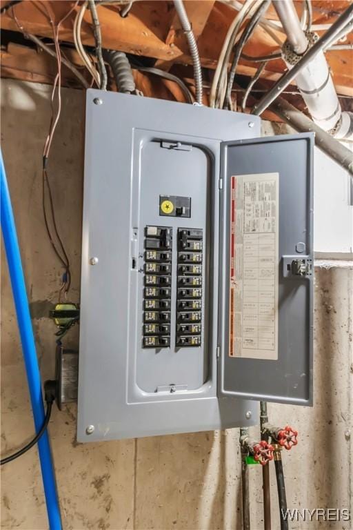 566 Adam St, Tonawanda, NY 14150 - utilities with electric panel