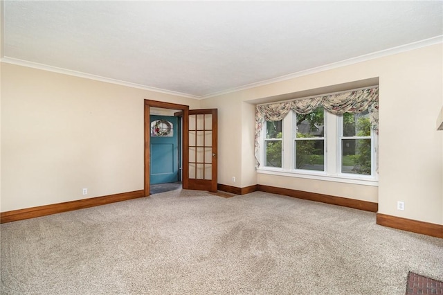 23 Hathaway Rd, Irondequoit, NY 14617 - unfurnished room with carpet flooring and ornamental molding