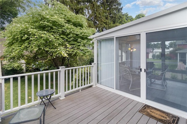 23 Hathaway Rd, Irondequoit, NY 14617 - view of wooden deck