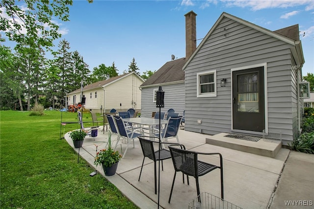 3029 Stieg Rd, Wheatfield, NY 14120 - view of patio featuring outdoor dining area