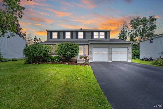 22 Tree Line Dr, Clay, NY 13090 - traditional-style home with asphalt driveway and a front yard