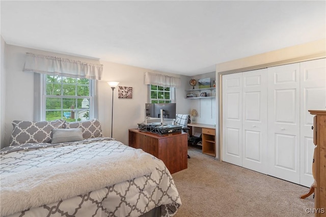 22 Tree Line Dr, Clay, NY 13090 - carpeted bedroom featuring a desk and a closet