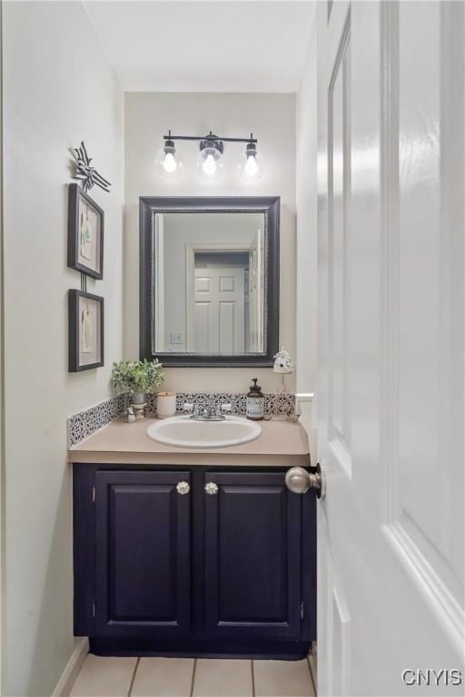 9607 Dunderry, Lysander, NY 13027 - bathroom with vanity and tile patterned flooring
