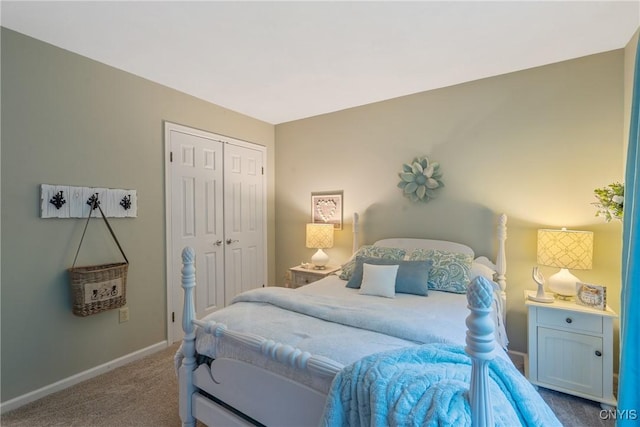 9607 Dunderry, Lysander, NY 13027 - carpeted bedroom featuring a closet and baseboards