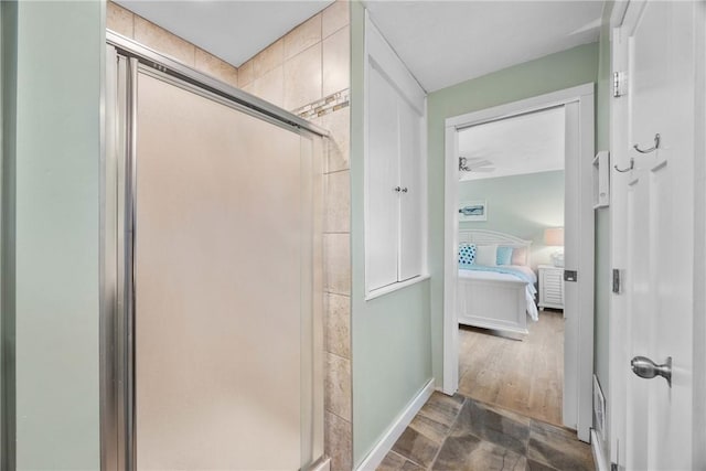 4969 Walnut Cove Dr, Canandaigua Town, NY 14424 - full bathroom featuring a stall shower and connected bathroom