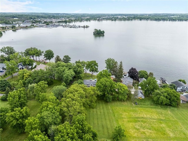 4969 Walnut Cove Dr, Canandaigua Town, NY 14424 - aerial view of residential area with a large body of water