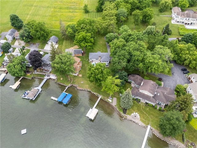 4969 Walnut Cove Dr, Canandaigua Town, NY 14424 - aerial overview of property's location with a nearby body of water