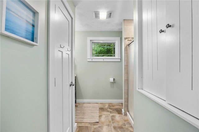 4969 Walnut Cove Dr, Canandaigua Town, NY 14424 - full bath with baseboards and a shower with door