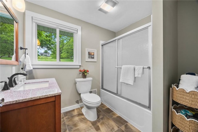 4969 Walnut Cove Dr, Canandaigua Town, NY 14424 - full bathroom with vanity and enclosed tub / shower combo