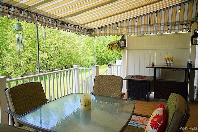 114 Slate Bottom Dr, Lancaster, NY 14043 - wooden deck featuring outdoor dining area