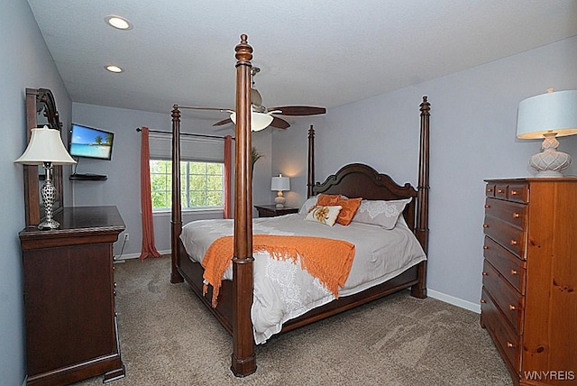 114 Slate Bottom Dr, Lancaster, NY 14043 - carpeted bedroom featuring recessed lighting and a ceiling fan
