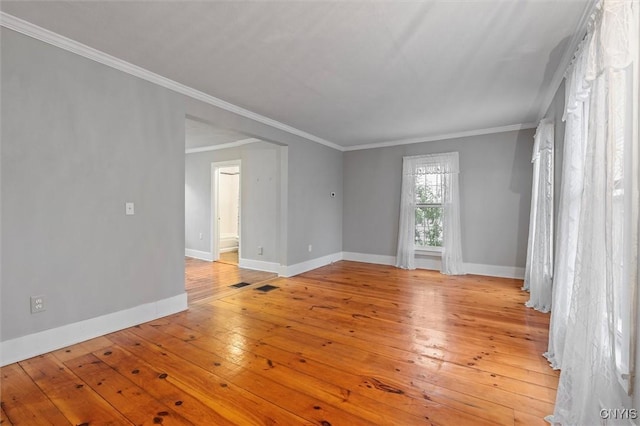 17 Burr St, Cazenovia, NY 13035 - unfurnished room with light wood-style flooring and ornamental molding
