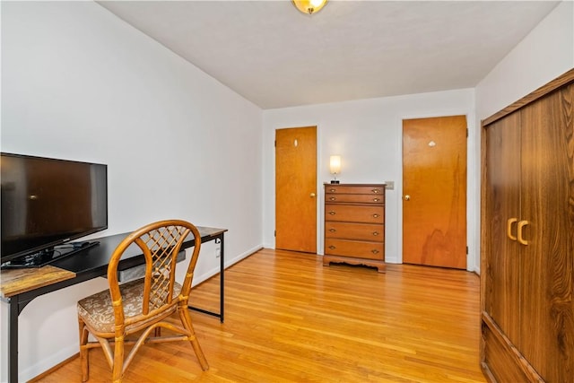 1732 Buffalo Rd, Gates, NY 14624 - office with light wood-style flooring and baseboards