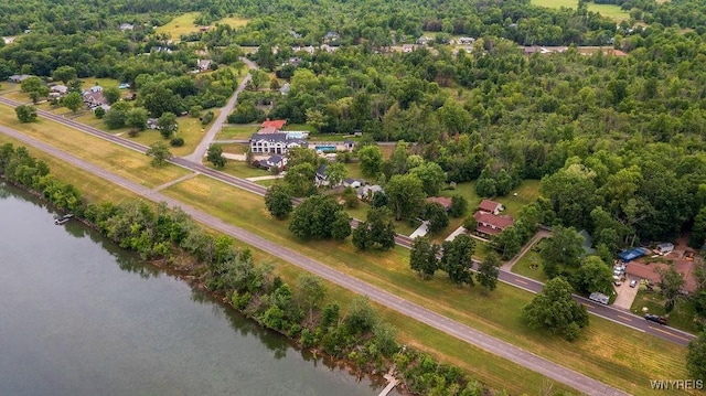 1065 W River Rd, Grand Island, NY 14072 - aerial view of a nearby body of water and a forest