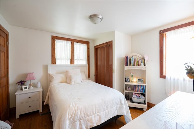 157 Dennis Ave, Hornell, NY 14843 - bedroom with multiple windows and dark wood-style flooring