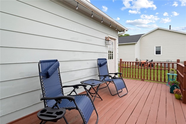 111 Farrell Road Ext, Henrietta, NY 14586 - view of wooden terrace