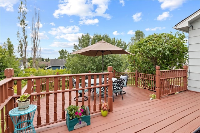 111 Farrell Road Ext, Henrietta, NY 14586 - view of wooden terrace