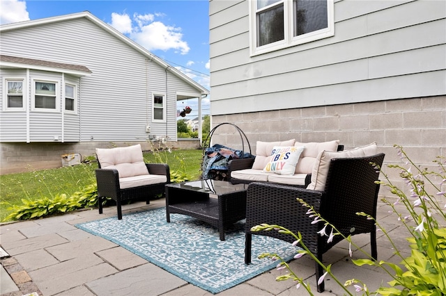 111 Farrell Road Ext, Henrietta, NY 14586 - view of patio with an outdoor hangout area