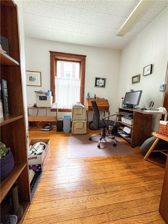 80 E Main St, Leroy, NY 14482 - office space with wood finished floors