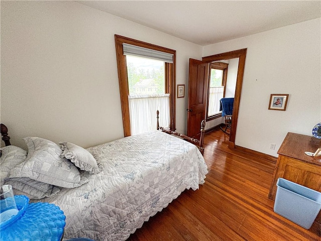 80 E Main St, Leroy, NY 14482 - bedroom featuring wood finished floors and baseboards