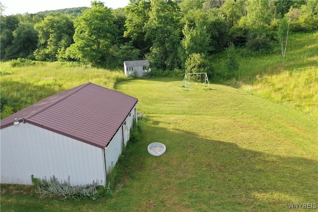 7320 E Flats Rd, East Otto, NY 14729 - drone / aerial view of a heavily wooded area