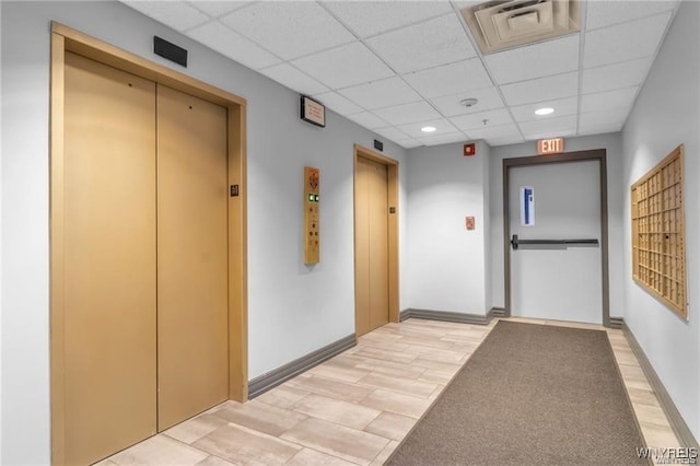 803 Admirals Walk Unit 803, Buffalo, NY 14202 - common area featuring a drop ceiling and recessed lighting