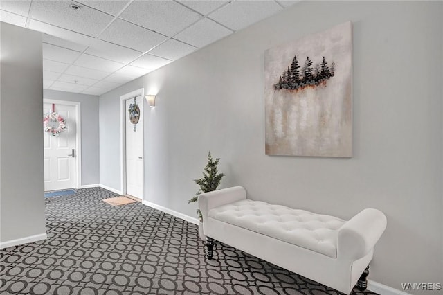 803 Admirals Walk Unit 803, Buffalo, NY 14202 - lobby featuring a drop ceiling