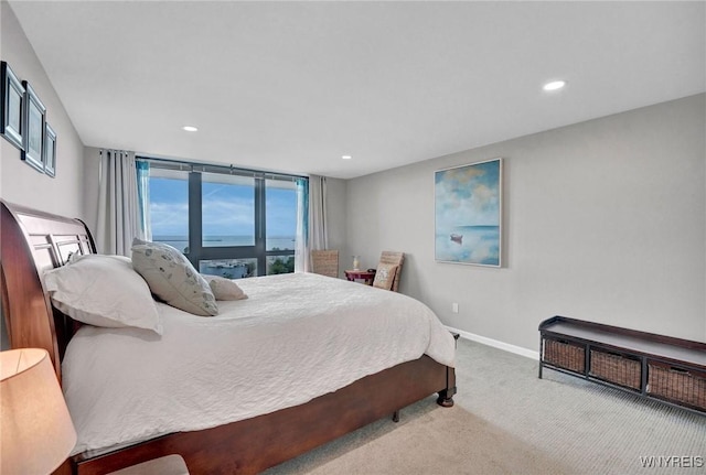 803 Admirals Walk Unit 803, Buffalo, NY 14202 - carpeted bedroom featuring baseboards and recessed lighting