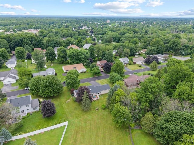 124 Morgan Ln, Oneida, NY 13421 - aerial view of residential area featuring a forest