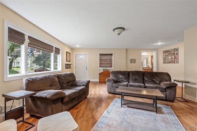 37 Augustus St, Auburn, NY 13021 - living room with wood finished floors and recessed lighting